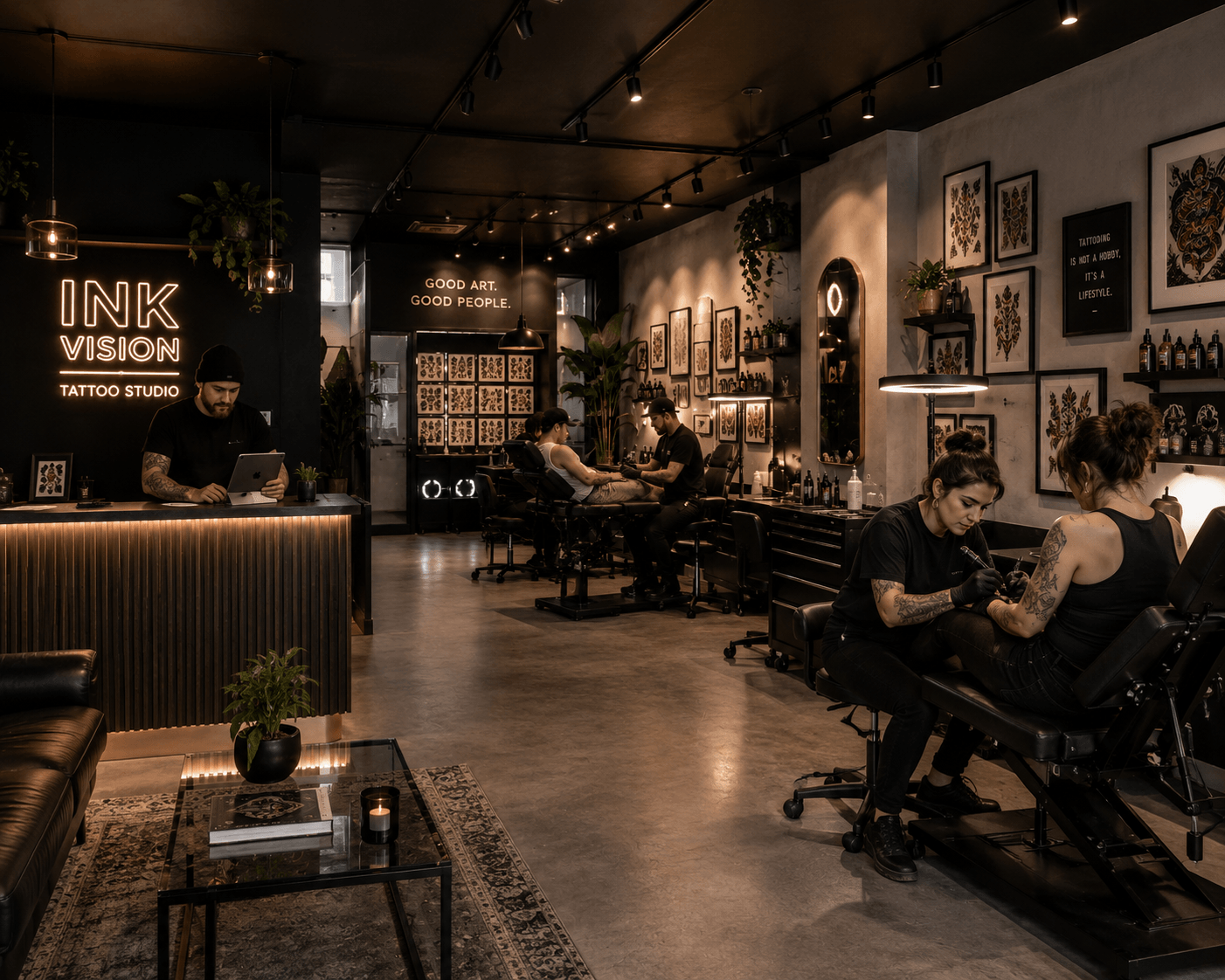 Pour les studios de tatouage